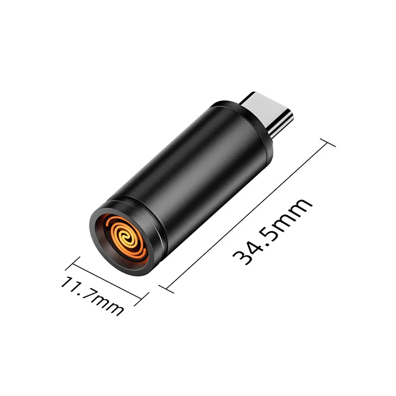 Air Travel-Friendly, Type C Mini Lighter, Blow-to-Ignite Mechanism, No Battery Required, Auto Shut-Off Feature