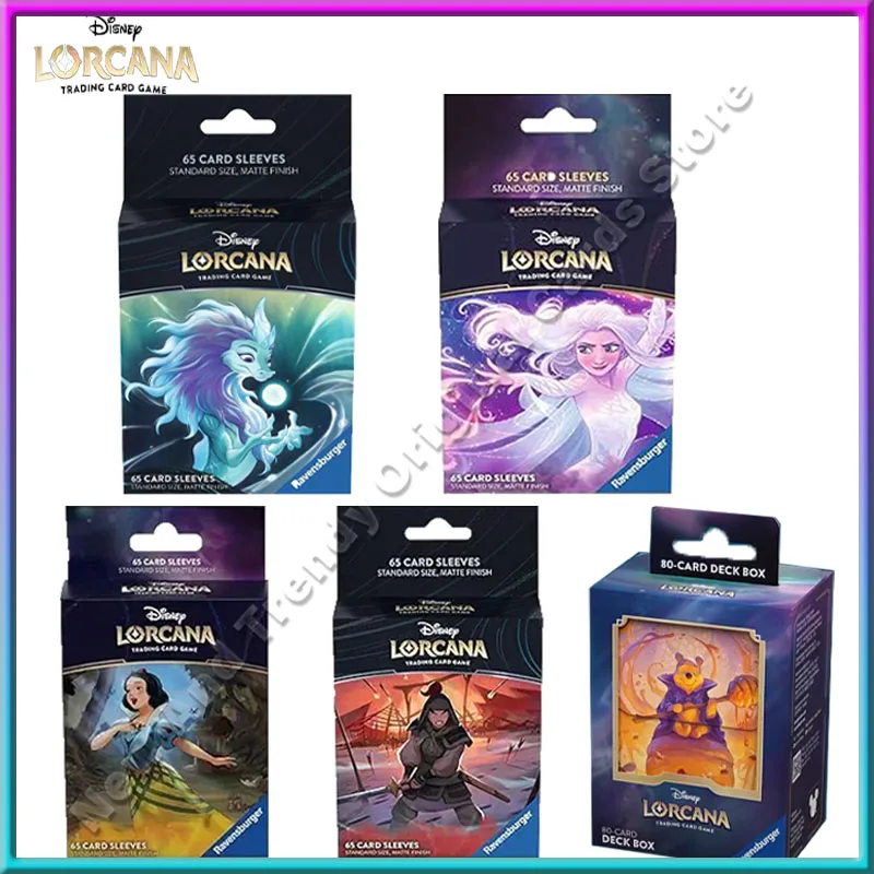 Ravensburger Disney Lorcana TCG Card Dragon pattern Princess Elsa Pooh Bear Snow White  HuaMuLan Ages 8+