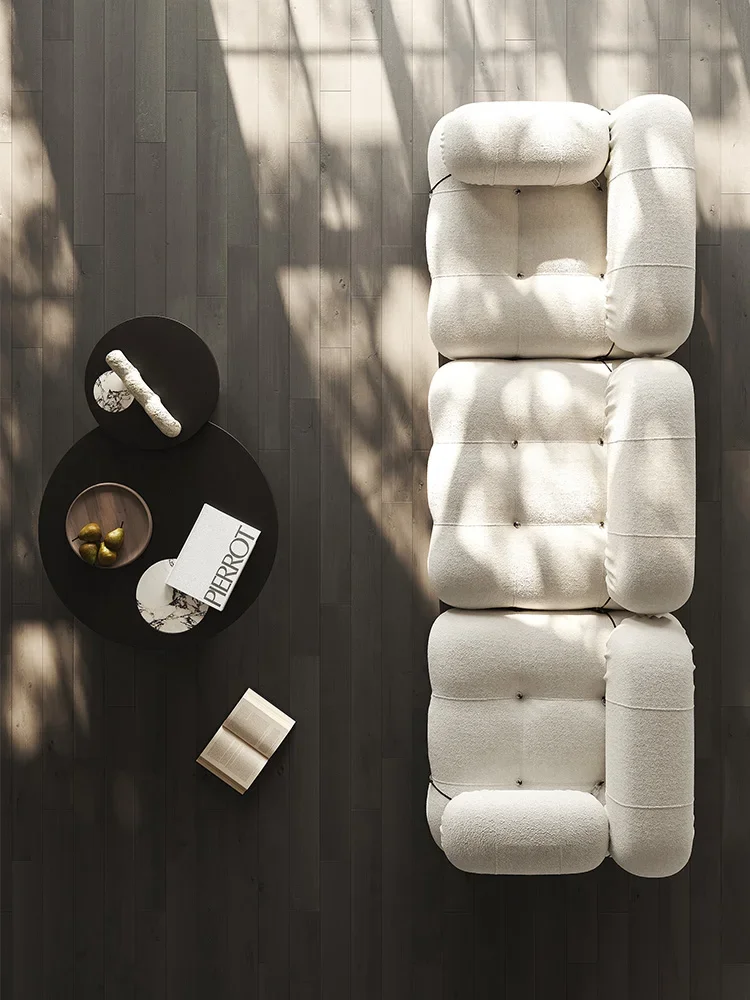 Fabric sofa BB chameleon sofa Italian minimalist living room module combination Italian cream
