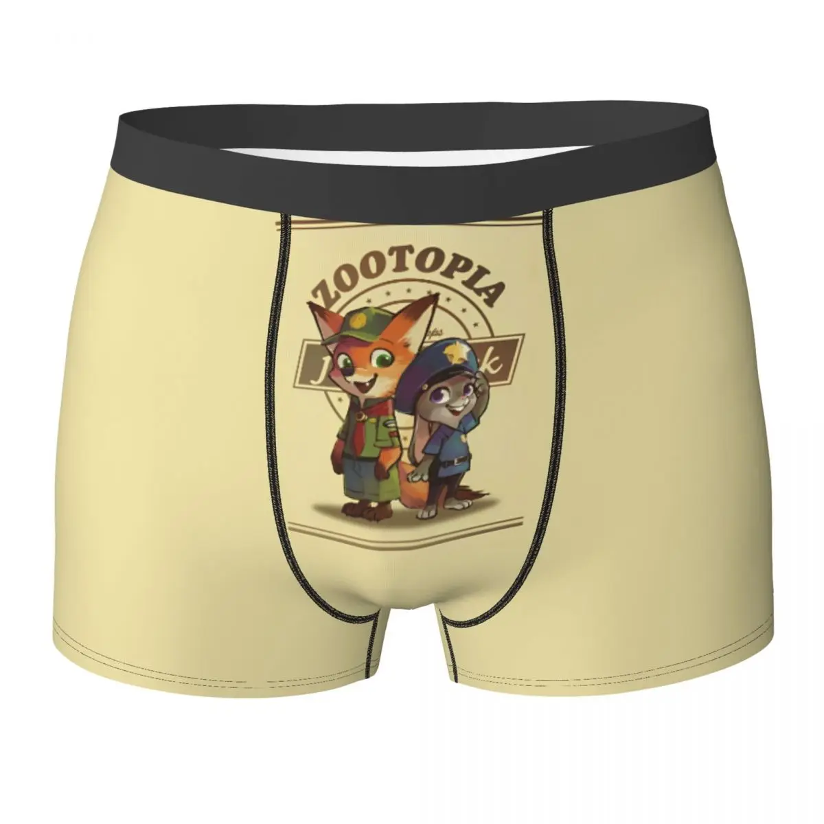 

Zootopia Underwear Men Panties Design Classic Boxershorts Hot Sale Boxer Brief Plus Size 2XL