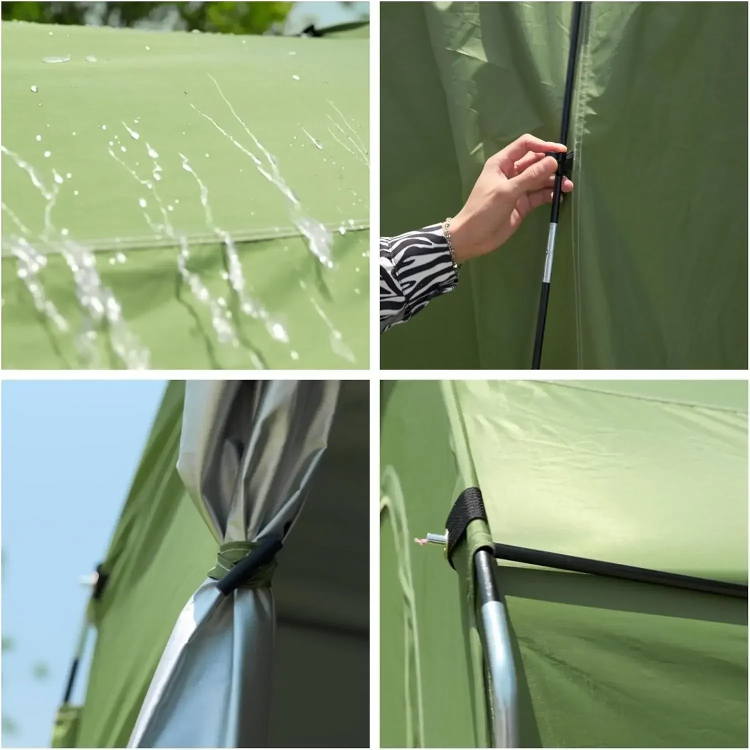 Cover Tent Bike Expandable House Bike Cover Shelter Waterproof Outdoor Shed Storage for Garden Tools, Toys, Lawn Mover (