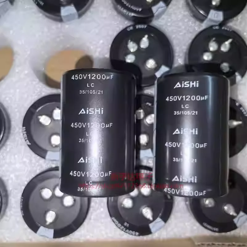 1-5PCS 1200UF 450V Hunan Aihua 450V1200UF 40X60 LC four pin electrolytic capacitor AISHI