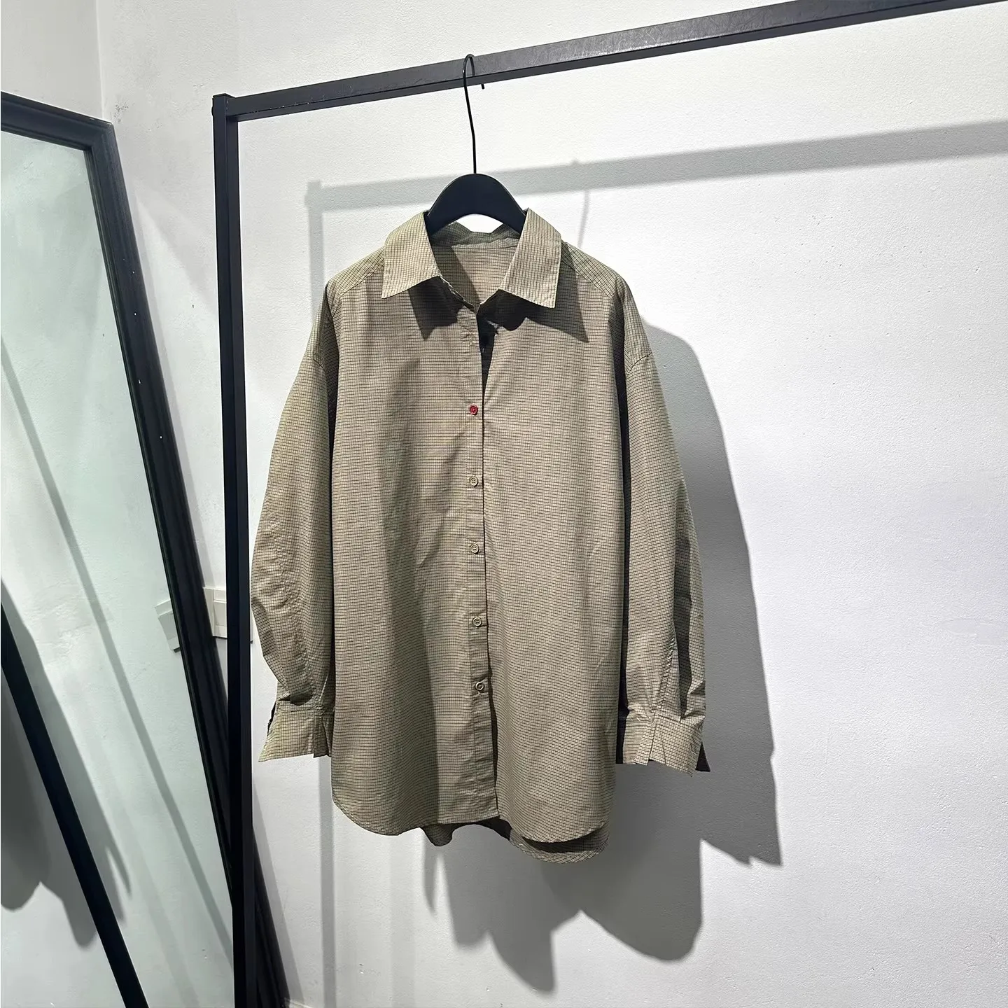 Owen Seak Men Casual Shirts Gothic Style Men's Clothing Spring Male High Street Autumn Black Shirts