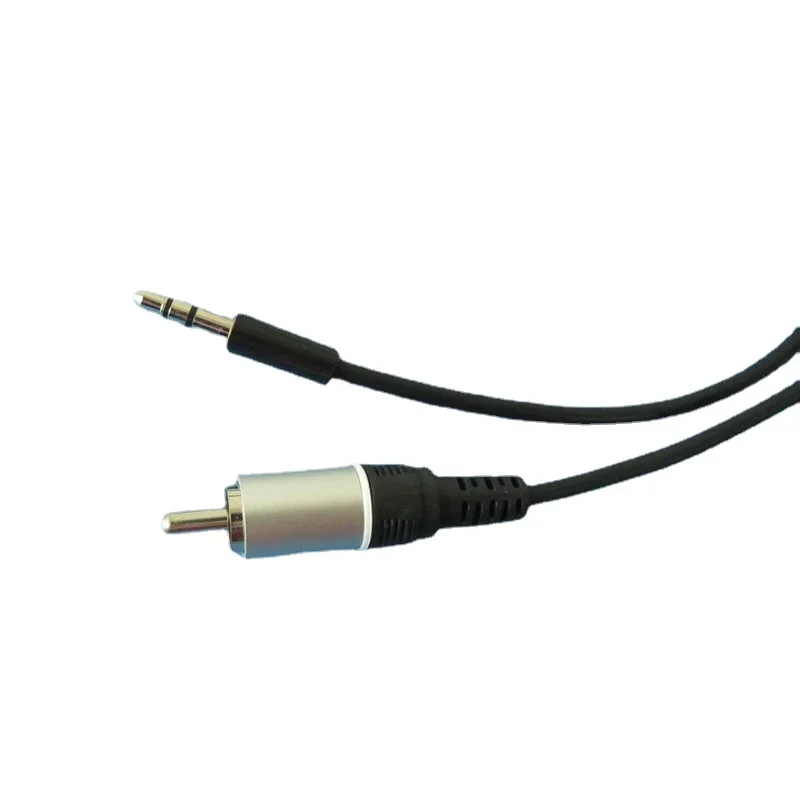 3.5mm To RCA Single Lotus Cable 1 Meter Audio Cable 3.5 Male To RCA Male Cable for TV Speaker DVD Amplifier Connection Adapter