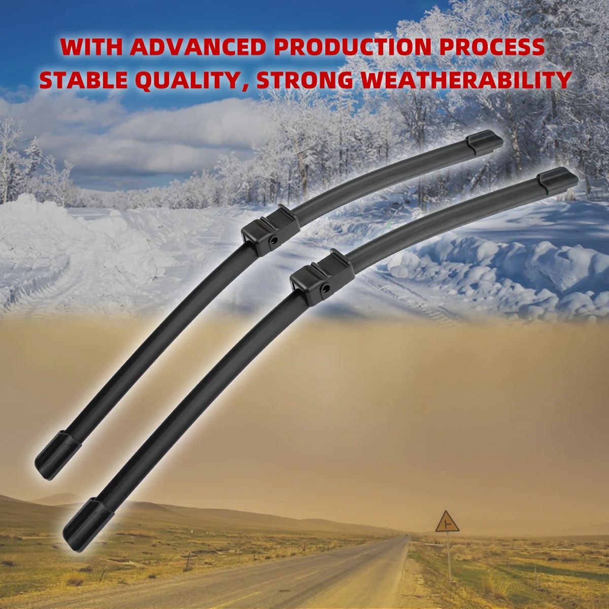 Front Wiper Blades For Ford Focus 2 2004-2011 Windshield Windscreen Window 26\