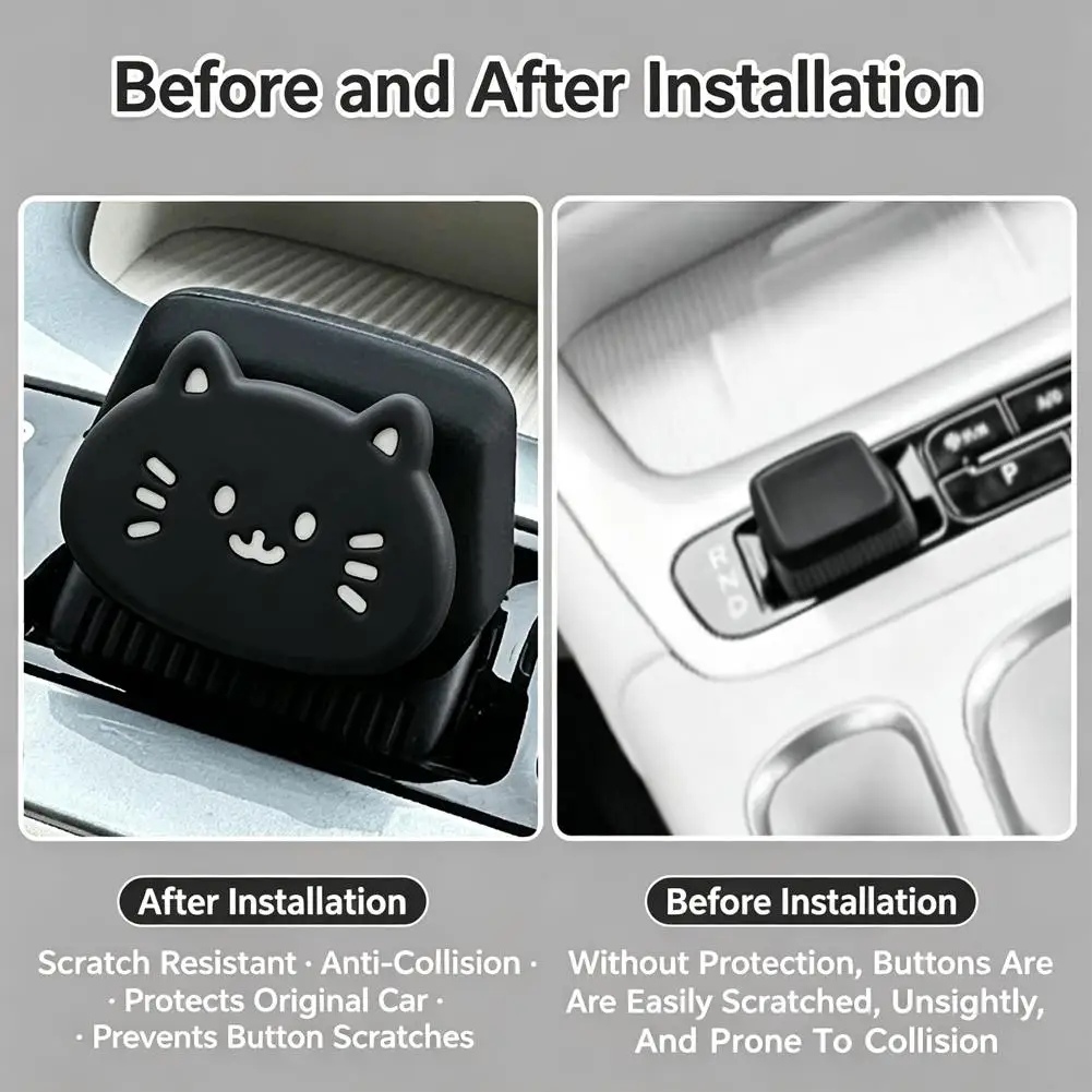 Für Geely EX2 2025 2026 Anti-Rutsch-Verkleidung Auto-Zubehör Schaltknauf Silikon-Abdeckung Staubdicht Wasserdicht Fingerabdruckresistent – Detail 15