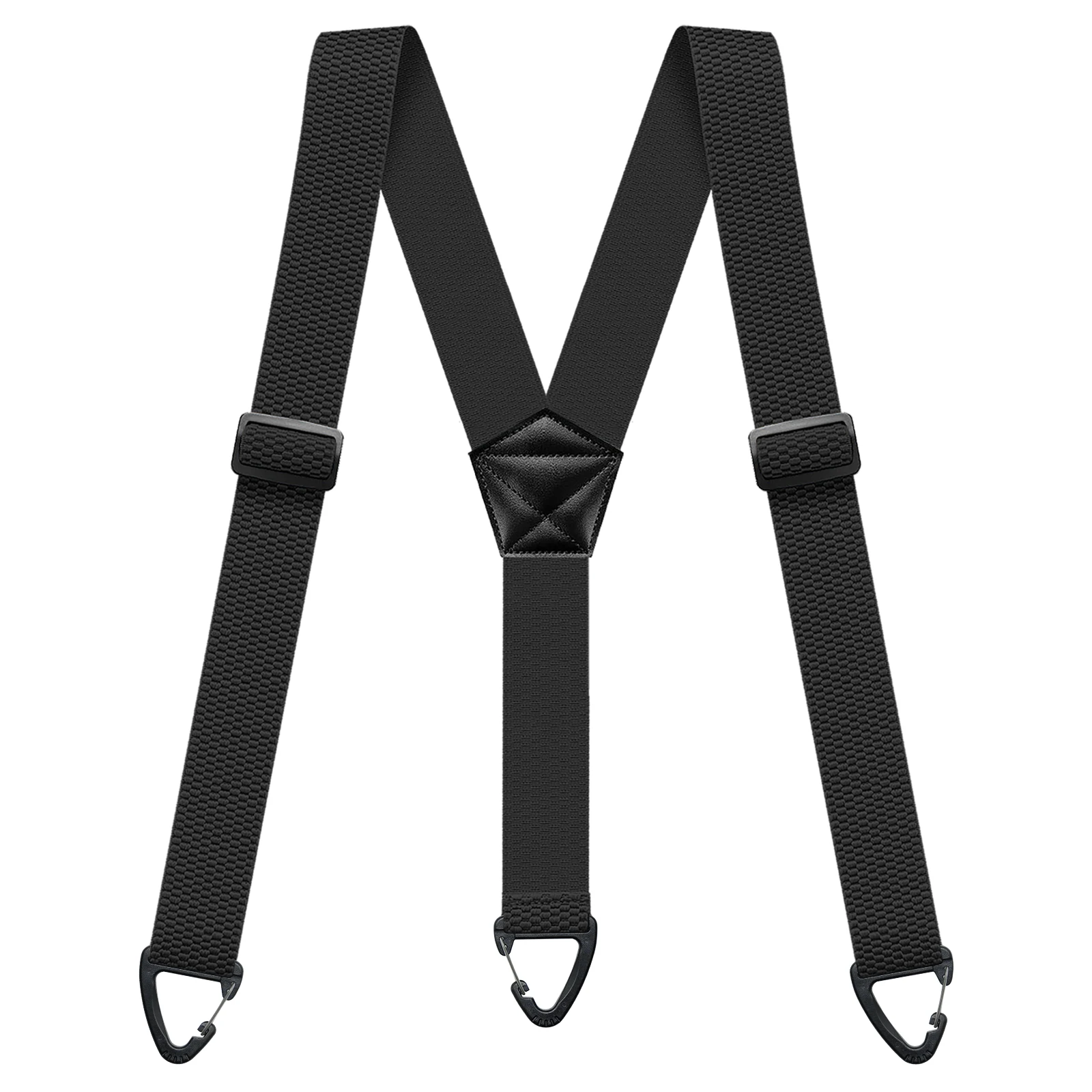 Hidden Suspenders for Men Heavy Duty Work Under Y Back Suspender Clothes 1.5 Inches with 3 Snap Loop