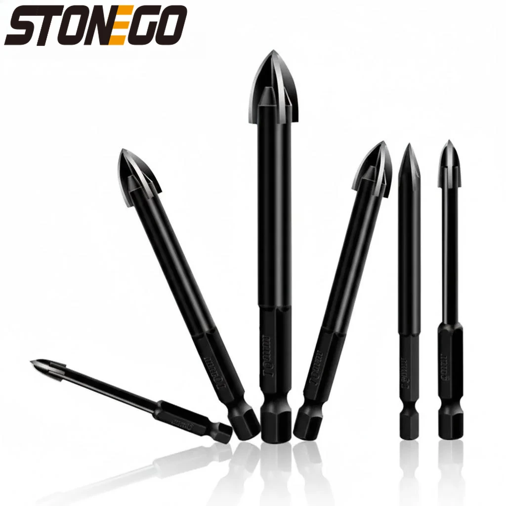 Carbide Drill Bits for Glass Ceramic Concrete Tile Brick Plastic Wood 1PC High Performance Perforated Tool