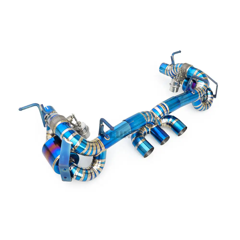 

Precision Customized Titanium Cat-Back Exhaust System with Smart Valve Muffler for Ferrari 458 Speciale A（F136）4.5 2011-2015