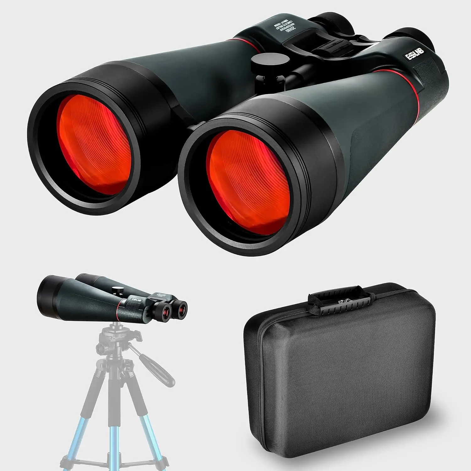 Astronomy Binoculars, 20x80 Binoculars for Adults, Outdoor Waterproof Binoculars for Bird Watching Travel Stargazing with