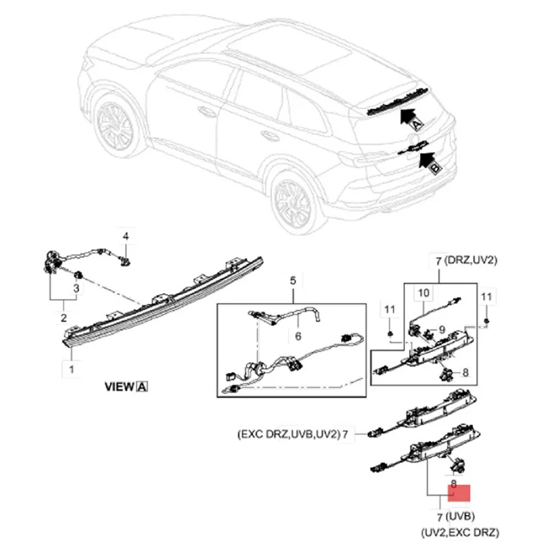 

23390514 Car Reverse Rear View Backup Camera Car Accessories for Chevrolet Equinox 2019 84676845