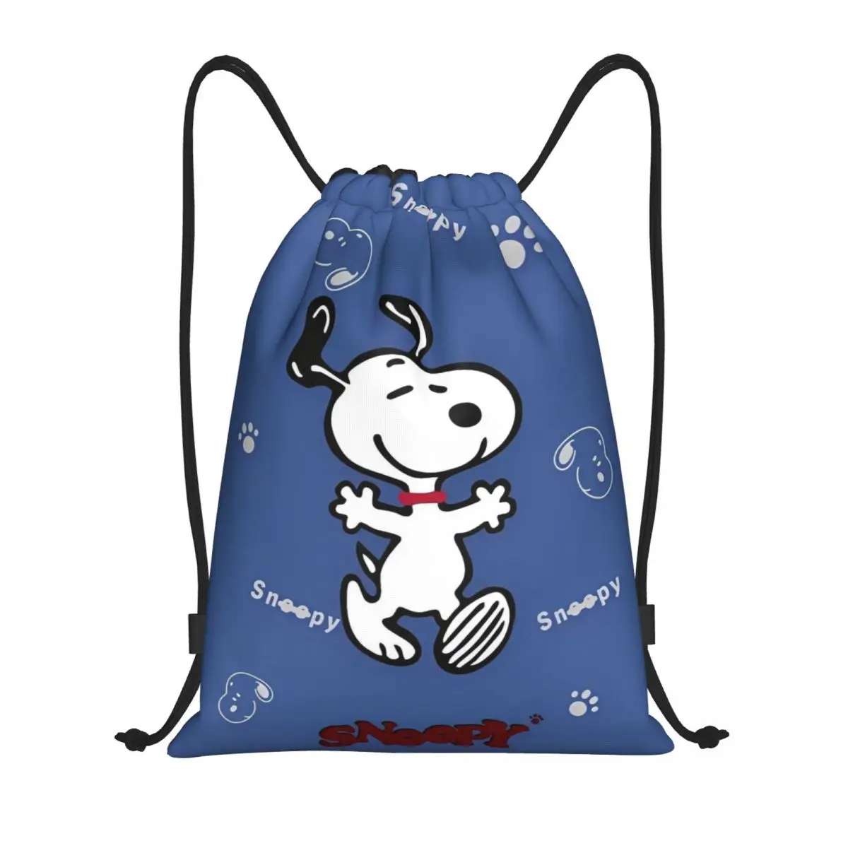 

Рюкзак на шнурке с рисунком Снупи, спортивный рюкзак для спортзала, сумка на шнурке для йоги