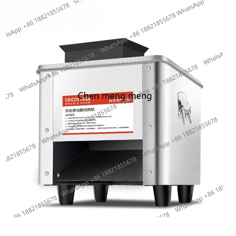 

Commercial Slicer Automatic Small Electric Grinder Meat Slicing Shredding Vegetables Stainless Steel