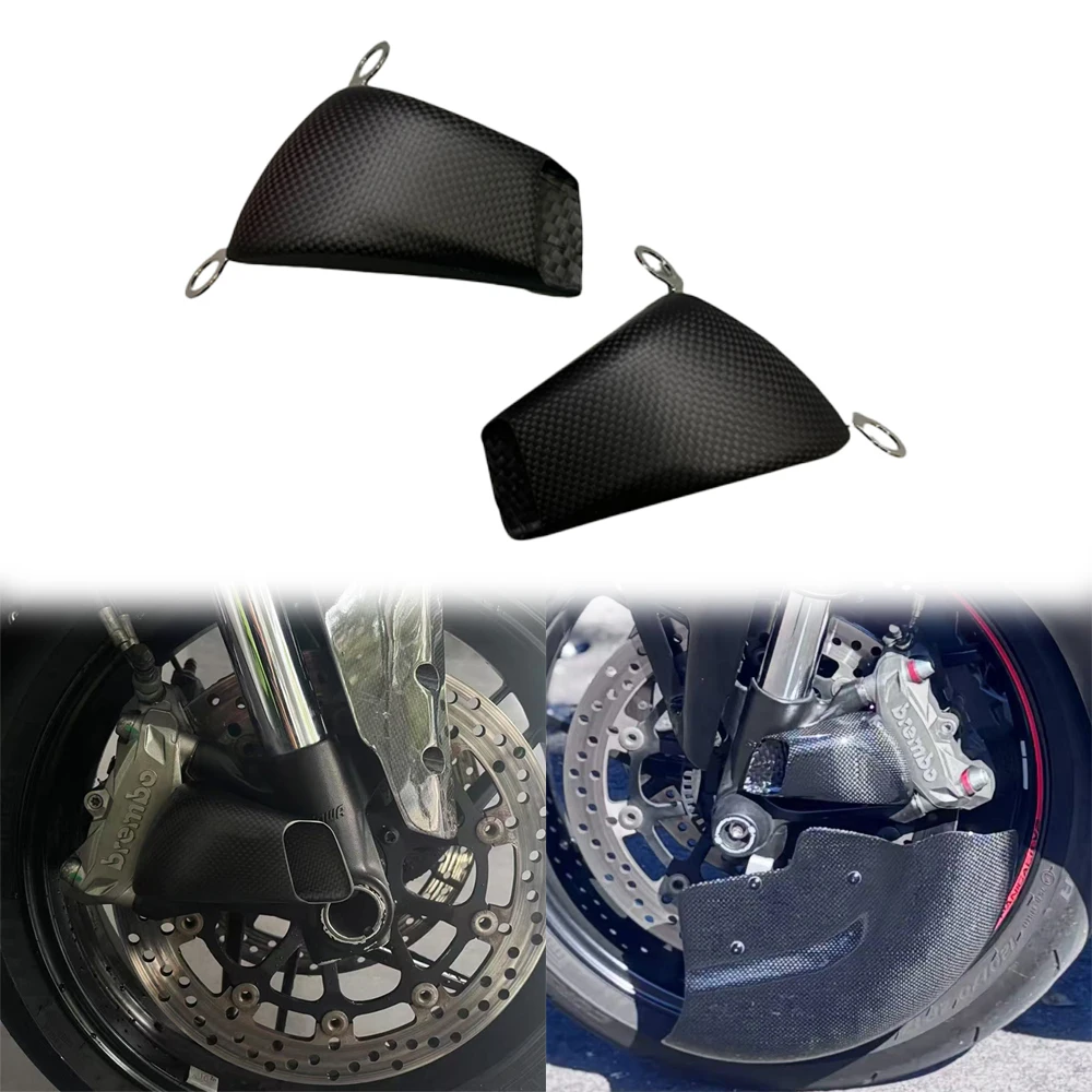 

For Ducati Supersport 939/939S 950/950S 100% Carbon Fiber 2017-2023 Motorcycle Front Brake Air Duct Caliper Radiator Cover