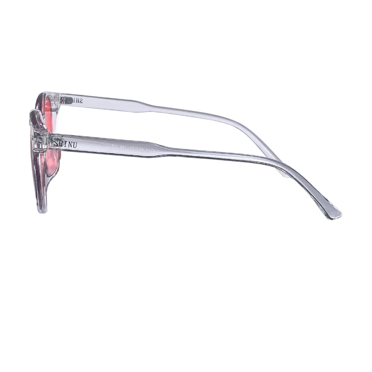 SHINU Brille mit roten Gläsern für Damen, besser schlafen, blaues Licht blockierende Brille für lange Bildschirmzeit, orangefarbene Gläser, Gaming-Brille – Detail 13