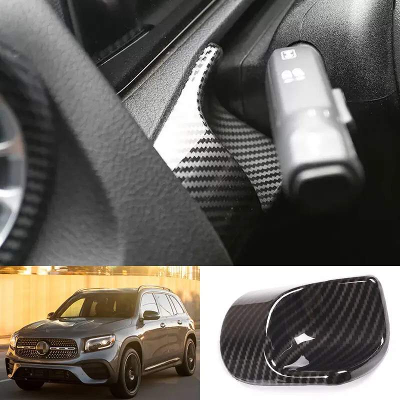 ABS Carbon Car Left Instrument Lower Trim For Mercedes Benz GLB X247 200 250 350 2020-2024 Interior Decorative Cover Accessories