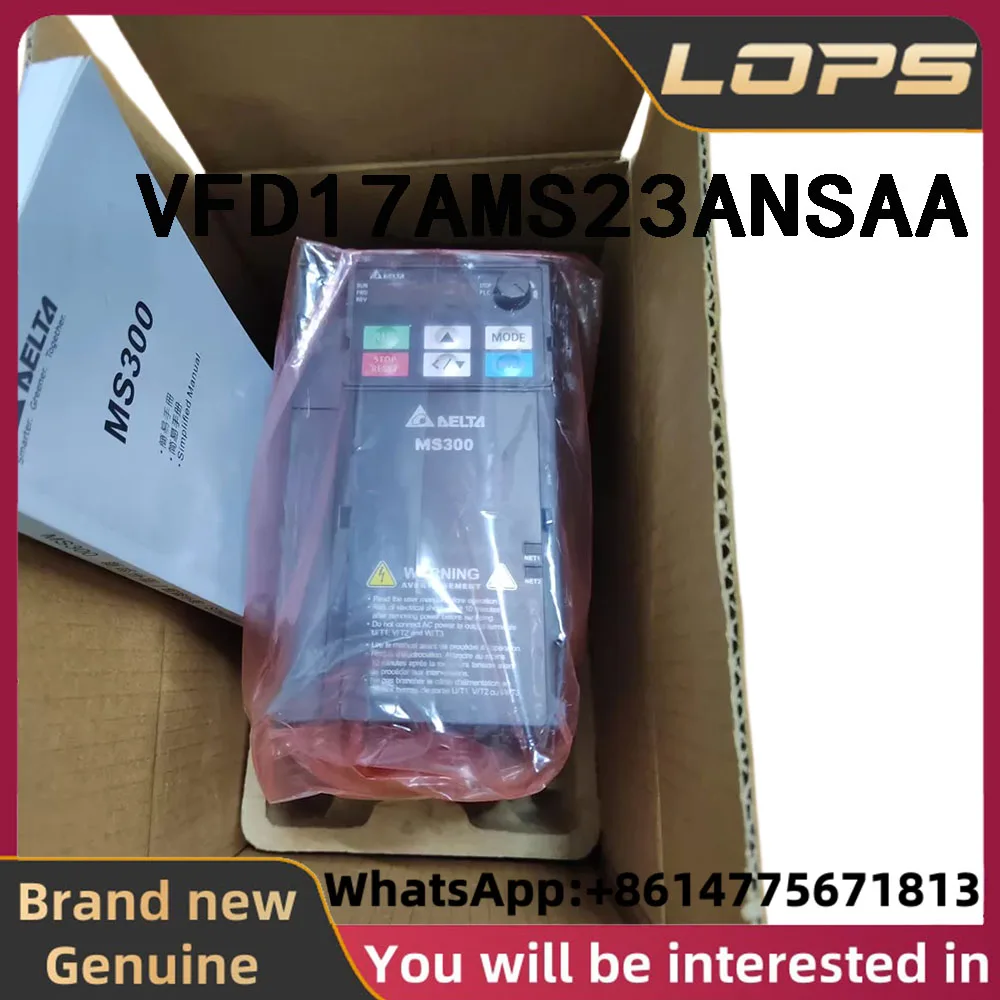 VFD17AMS23ANSAA brand new original Delta Inverter, MS300 series 7.5KW in stock, welcome to inquire.