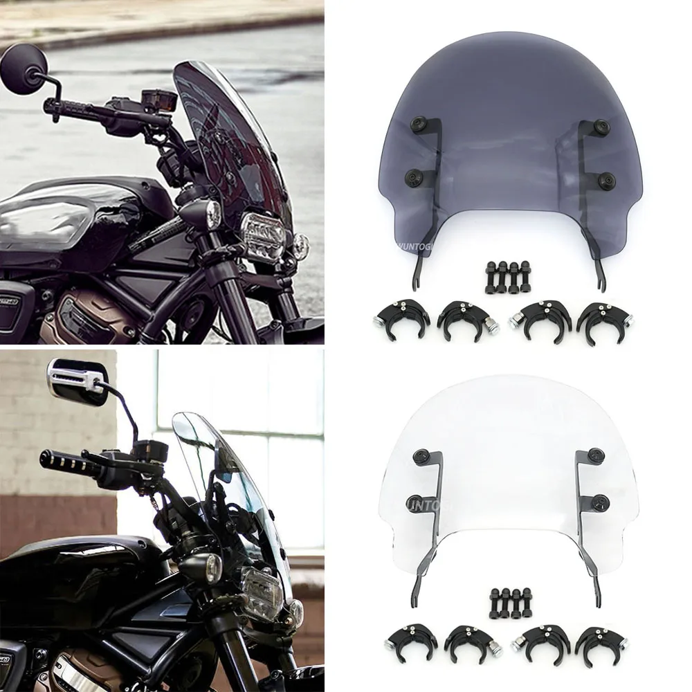 For Sportster S 1250 RH1250 Motorcycle Deflector RH 1250 2021 2022 New Motorcycle Windshield Windshield Cover Screen Lens