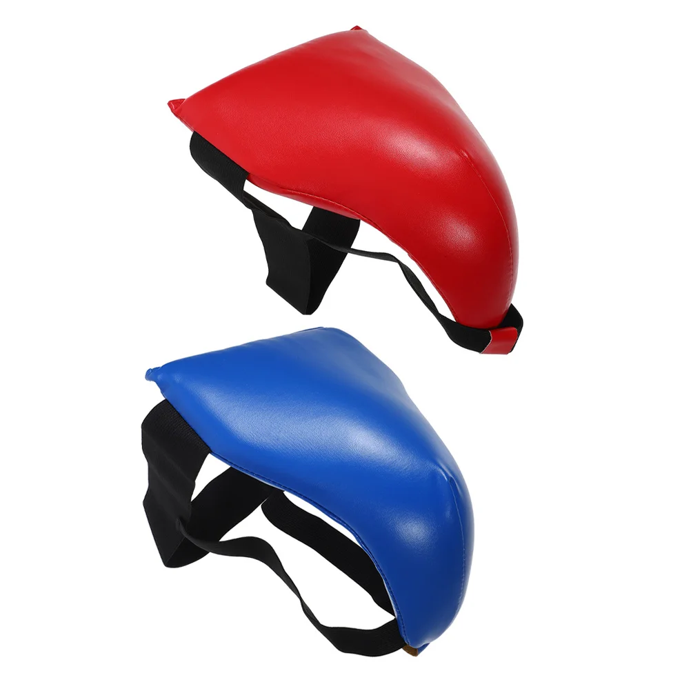 

2Pcs Boxing Groin Guard Breathable Wear-Resistant Elastic Straps Comfortable Protective Crotch Guard for Taekwondo Sparring