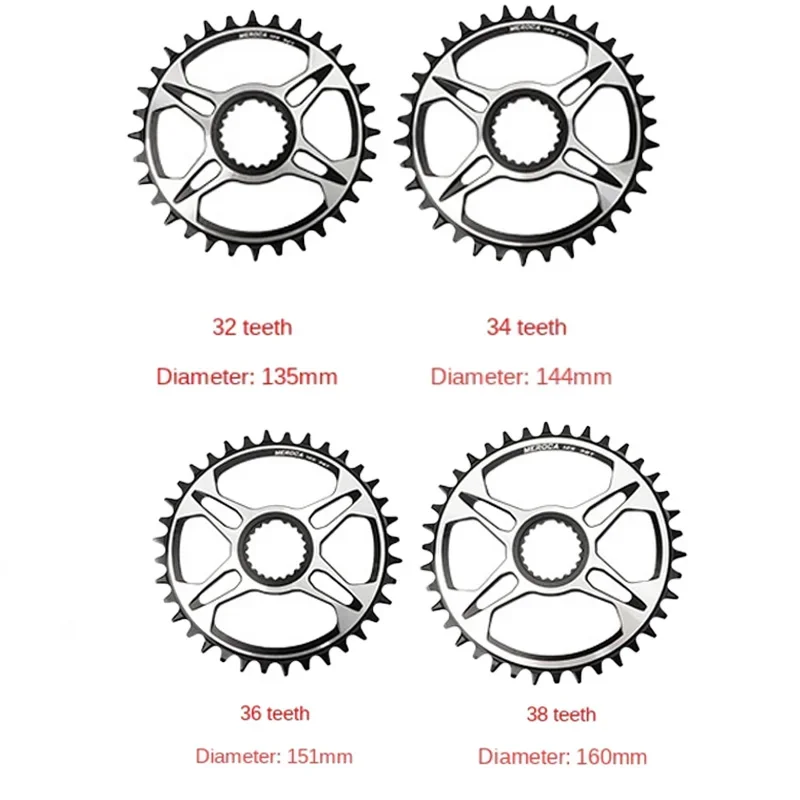 MEROCA 12s Chain ring 32-38T crankset Mtb single chainring crown 36 teeth for Shimano M6100/M7100/8100/9100 dedicated bike parts