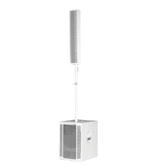 

Portable Durable Active Column Speaker 8ohm Impedance WIFI Connection for Wedding Hall Party Club Wood Plywood Enclosure