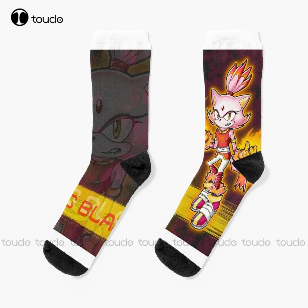 

Носки Blaze The Cat: burn Blaze, спортивные носки унисекс, Молодежные носки для взрослых и подростков, милые дизайнерские носки, новинка, популярный Забавный подарок