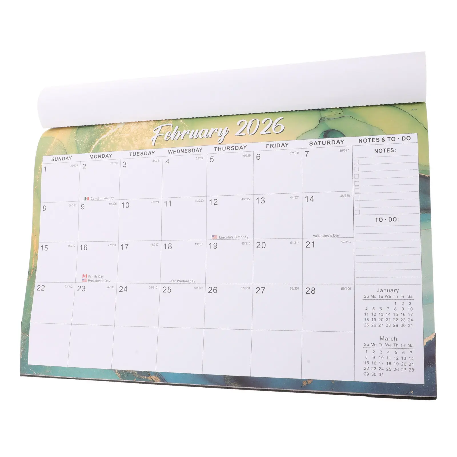 

Daily Use Hanging Calendar 2025-2026 Wall Calendar Noting Monthly Design Exquisite Paperboard Material for Study Home Office