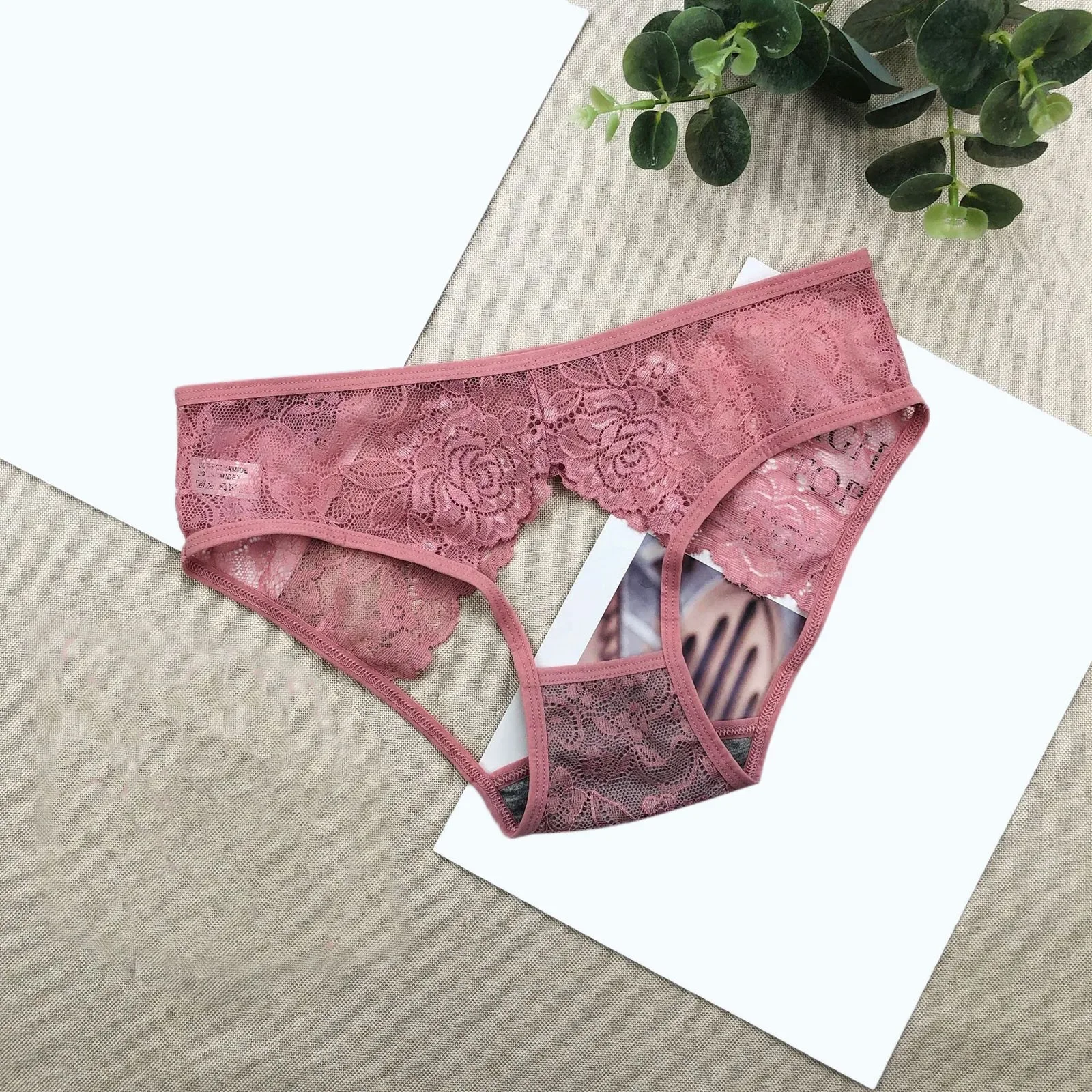 

Sexy Lingerie Lacesexy Breathable Lace Hollow Out And Raise The Buttockspure Brief Panties Women'S Boxers Lingerie For Ladies