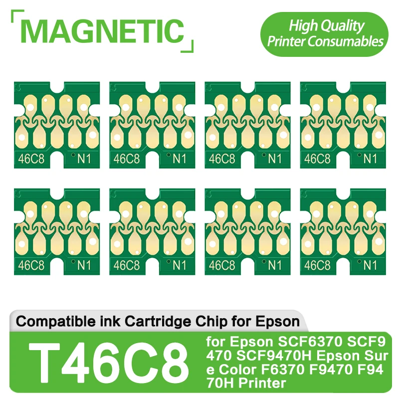 

Чип чернильного картриджа T46C8 T46C T46C2 T46C3 T46C4 для принтера Epson SCF6370 SCF9470 SCF9470H Epson SureColor F6370 F9470 F9470H