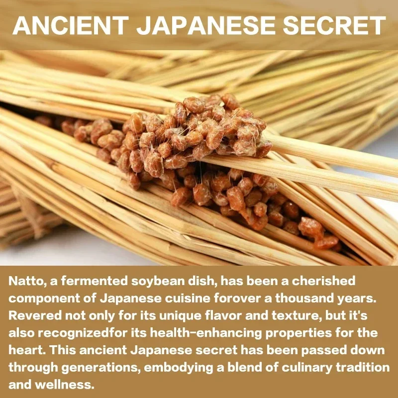Nattokinase - يعزز صحة القلب بشكل عام، ويعزز الدورة الدموية، وصحة القلب والأوعية الدموية