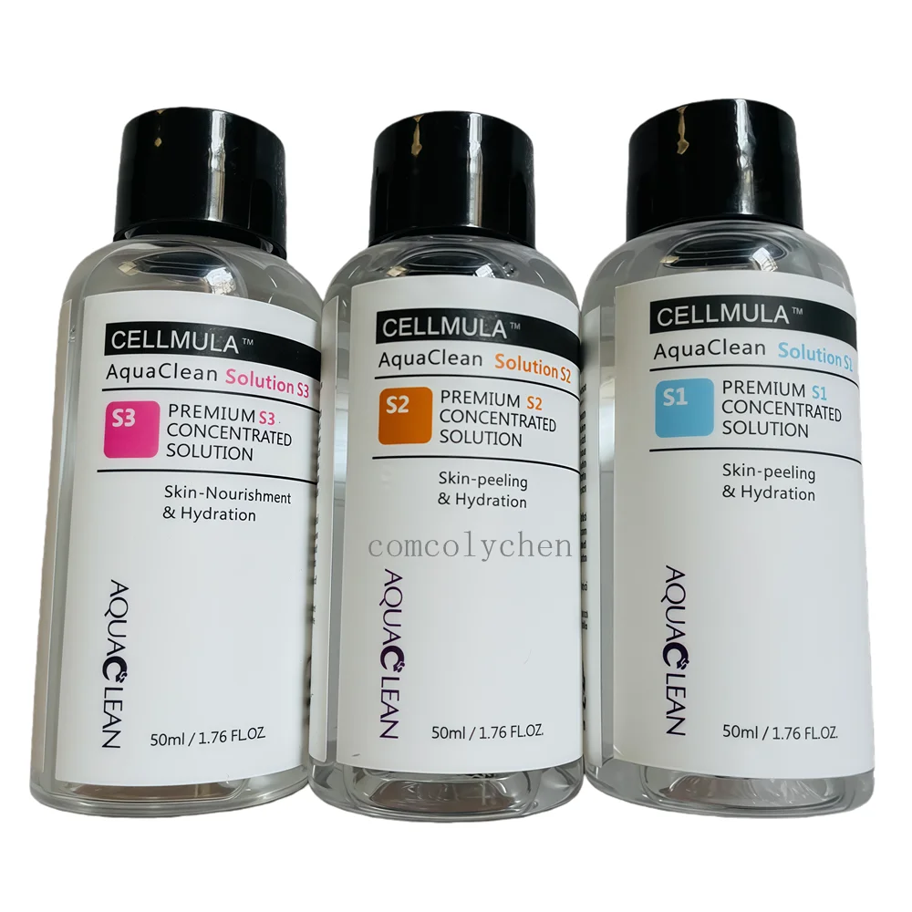 Aqua Clean Peeling Gezichtsoplossing S1 S2 S3 50ML Serum Essentie Voor Hydra Dermabrasie Huidverzorging Mee-eter Rimpel Verwijderen