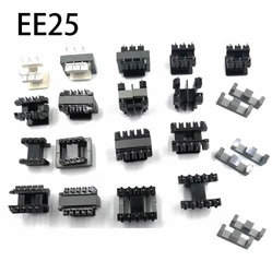 EE25 2+2 3+3 4+4 5+5 5+8 Pins 4/6/8/10/13P MN-ZN PC40 Vertical Horizontal Transformer Ferrite Magnetic Core Coil Former Bobbin