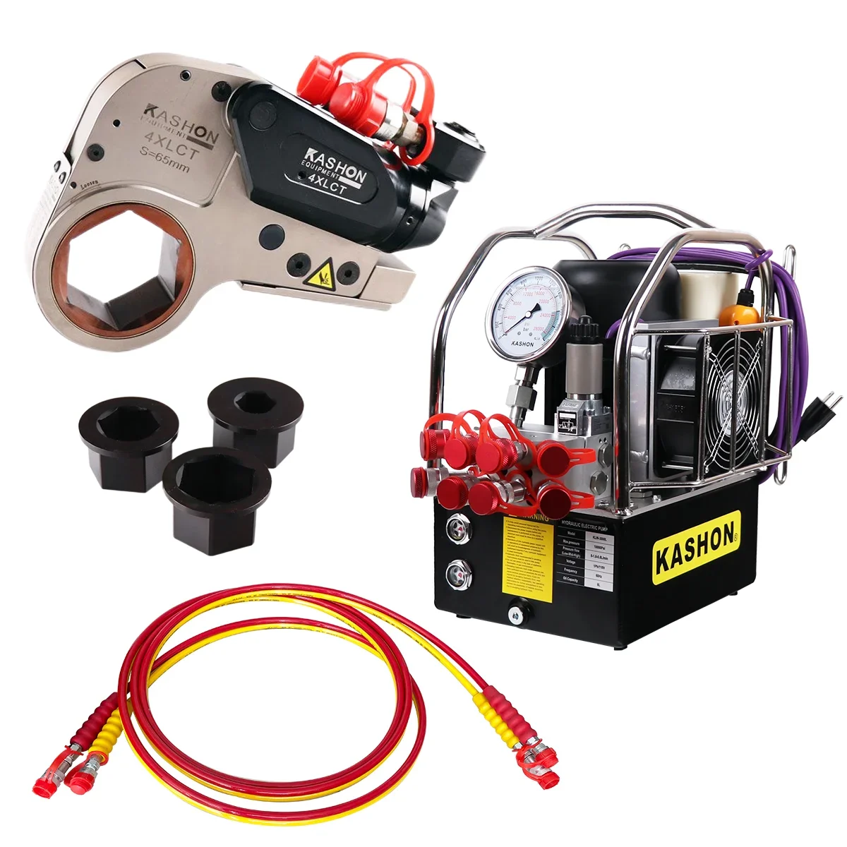 

4XLCT 489-5392Nm Low Profile Hydraulic Torque Wrench Ratchet Cassette