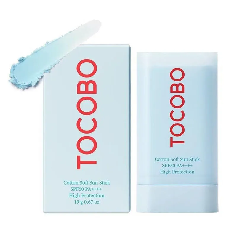 Original Tocobo Blue Green Refreshing SPF50 Sunscreen Stick Korean Brand High Protection Waterproof Outdoor Face Body Sunscreen