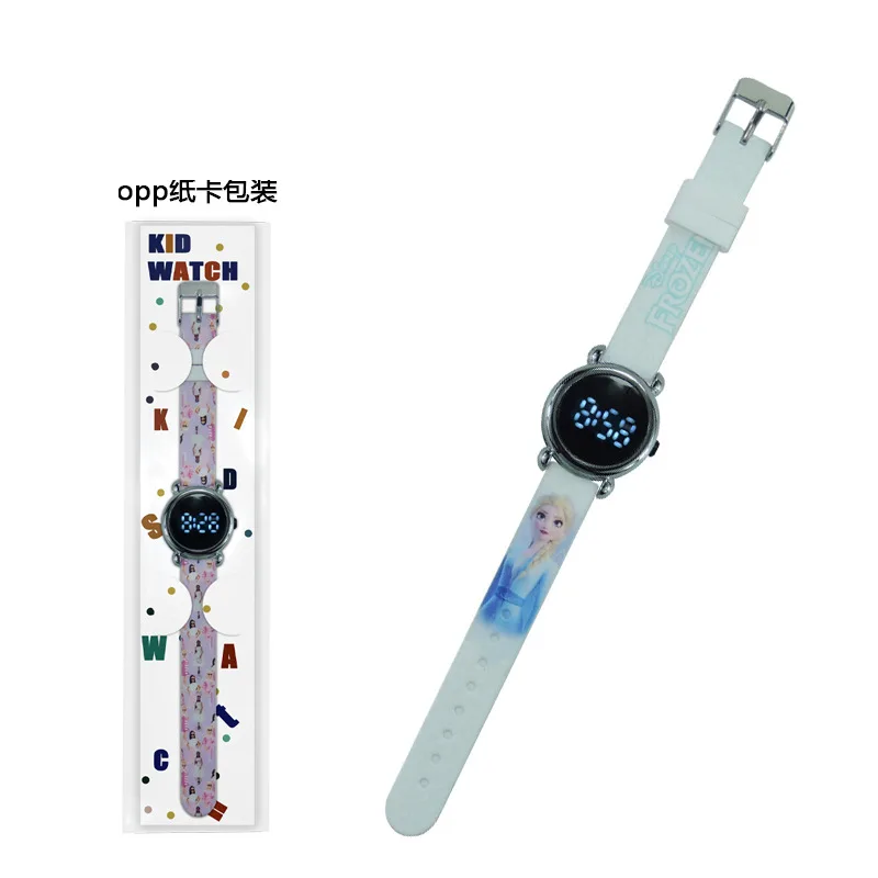 2024New นักเรียนนาฬิกาอิเล็กทรอนิกส์รูปแบบการ์ตูนของขวัญนาฬิกาโรงงานของขวัญนาฬิกาเด็กนาฬิกาเด็ก