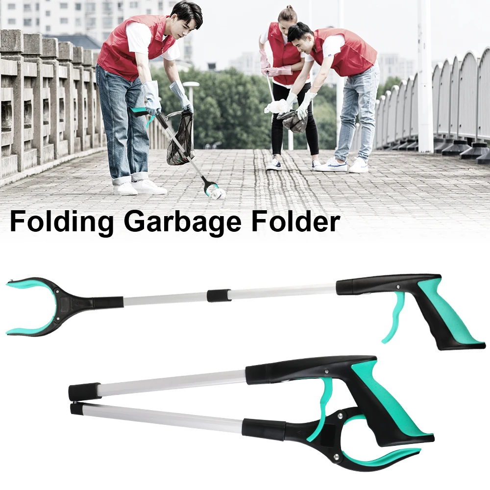 Herramientas de recogida plegables, extensor de agarre, recogedor de basura plegable, recogedores de basura multifuncionales