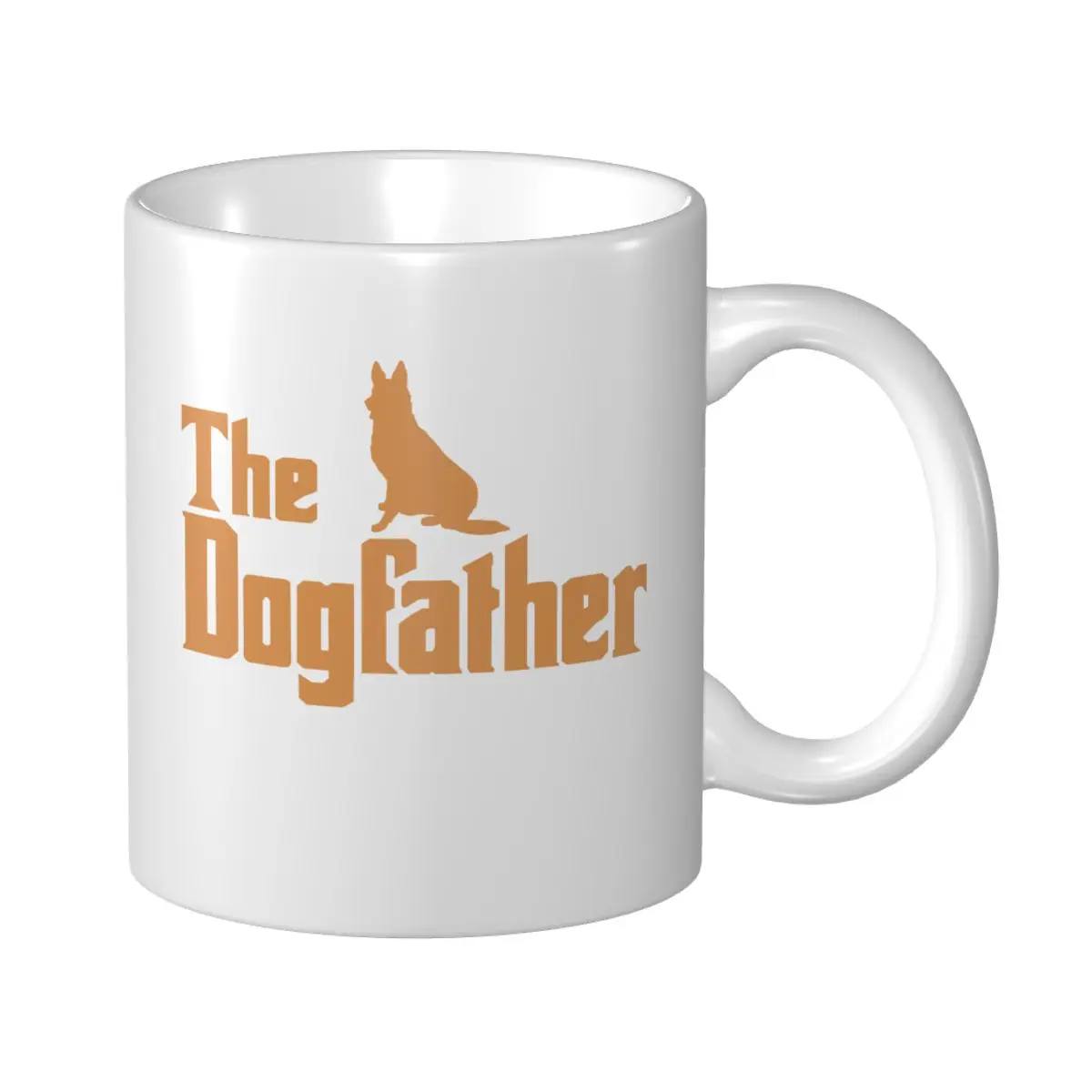 

Mark Cup Mug German Shepherd Dogs DAD Dogfather Coffee Mugs Tea Milk Water Cup Travel Mugs For Office Home