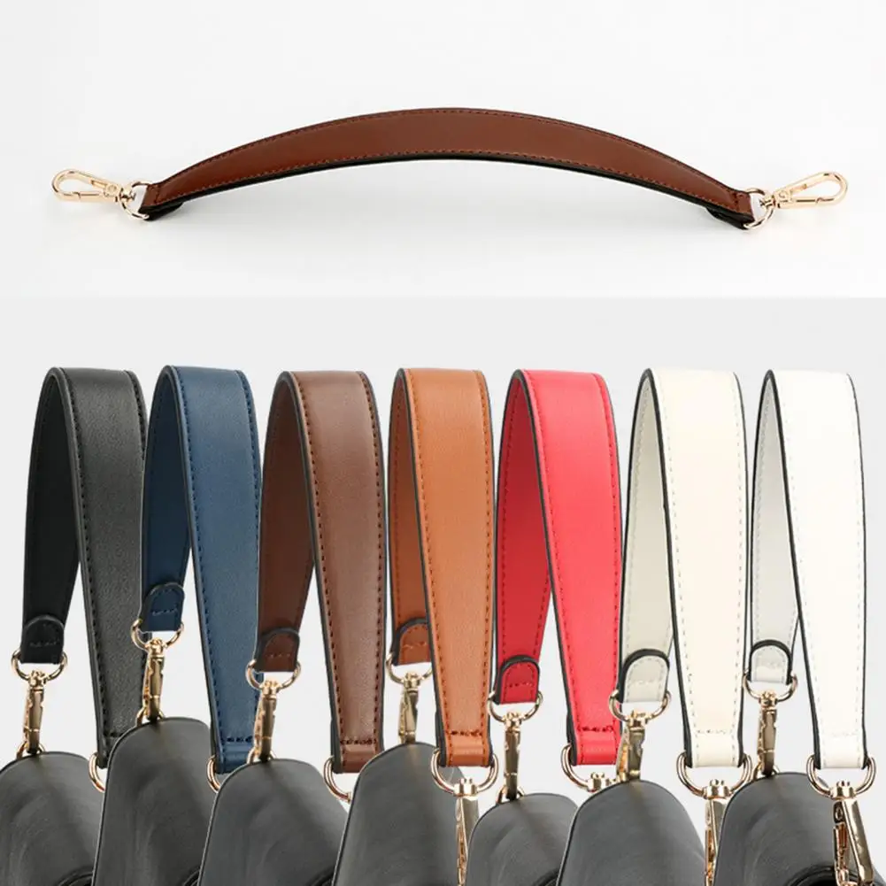 Bag Strap Fine Plain Grain Soft Texture Replacement Handbag Handle Faux Leather Women Shoulder Bag Strap Bag Accessories 가방끈