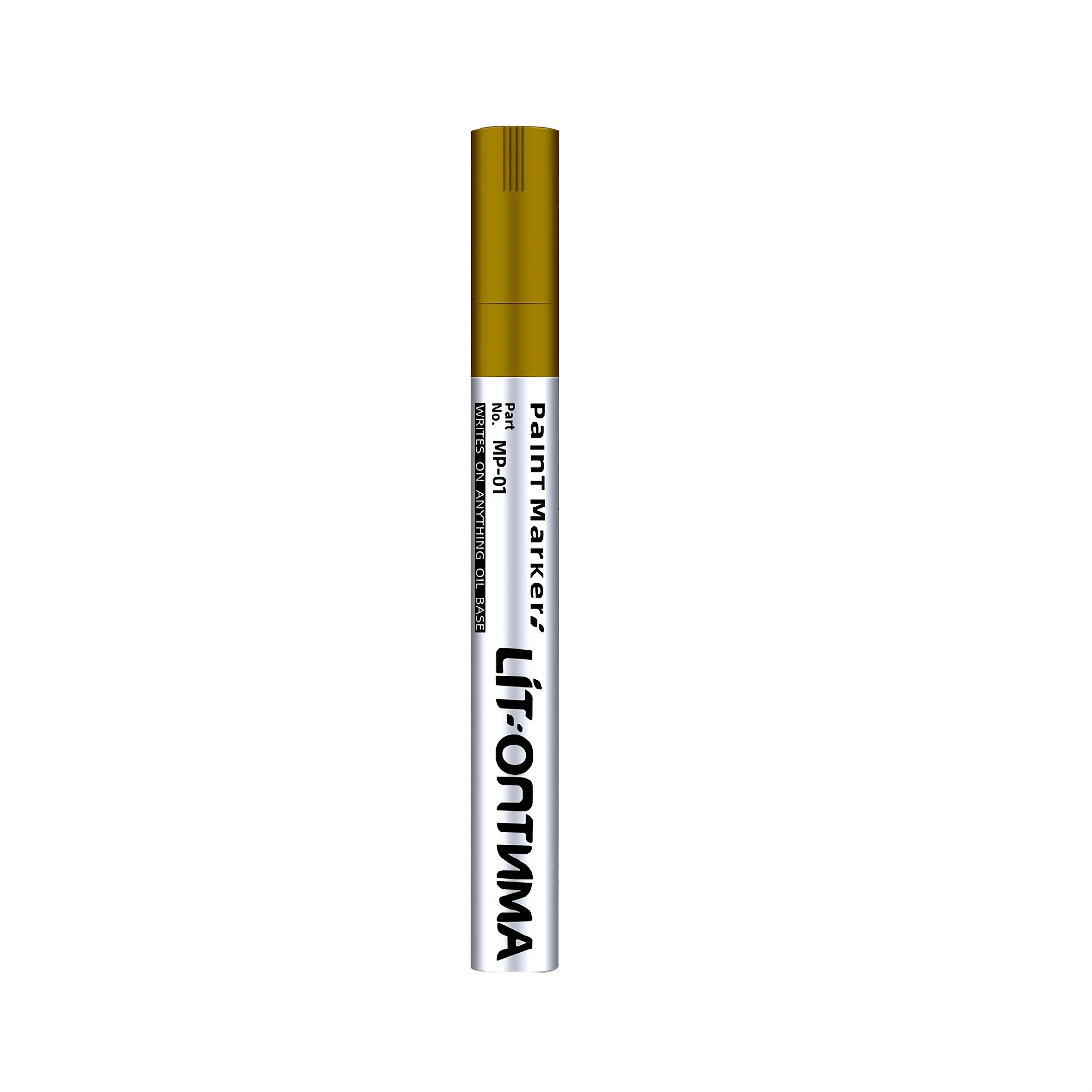 Gold Tombstone Marker Pen Weatherproof Quick Dry Oil Paint Fine Tip Restore Faded Lettering For Grave Stone Marble Tile Cemetery