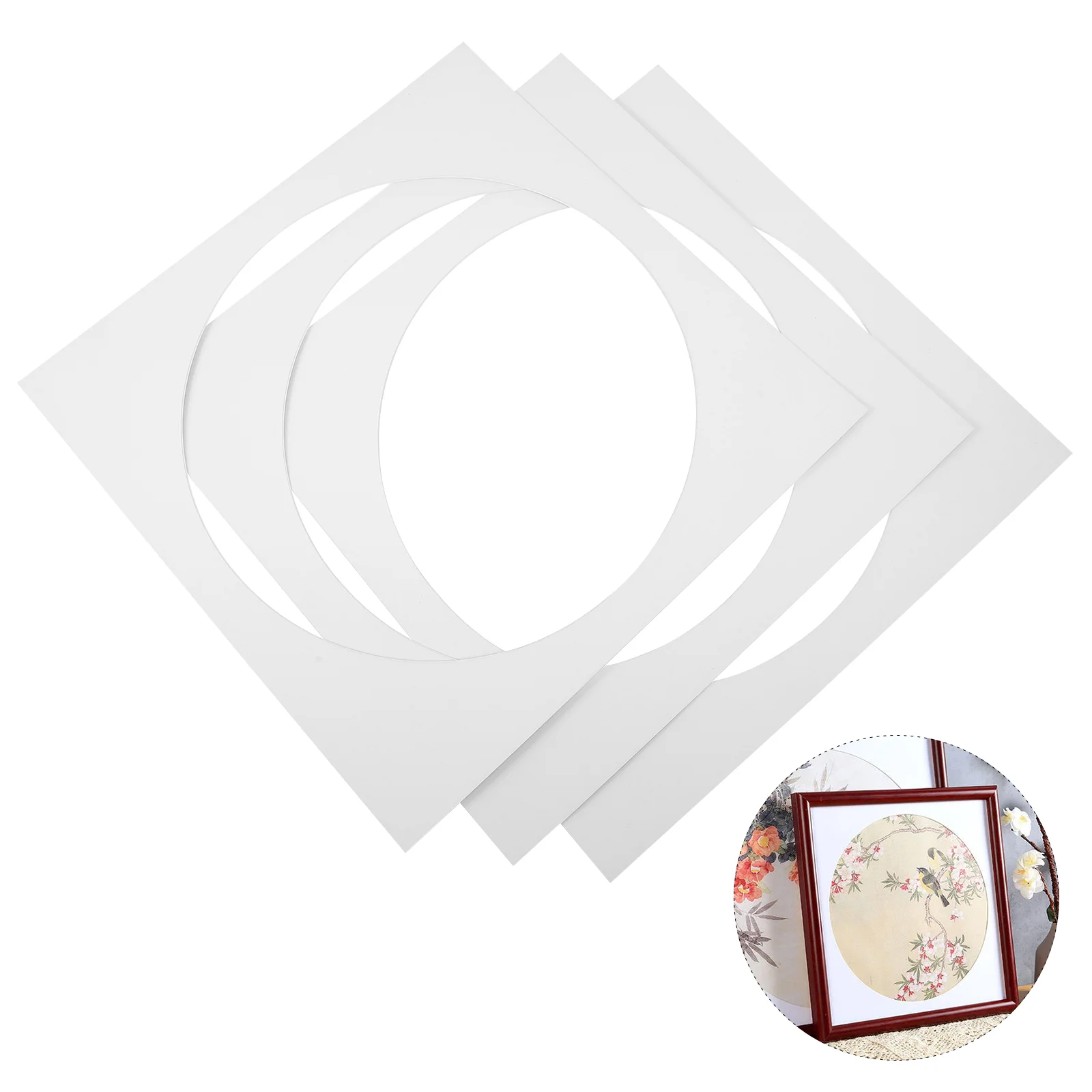 

3pcs Photo Frame Backing Boards Pre-Cut Picture Mats for Photos Artworks photo backing board artwork frame mat