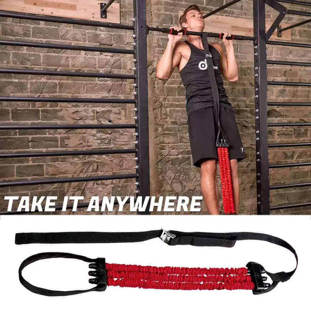 Pull Up Device Auxiliary Belt Trainer Horizontal Bar Assist Belt Household Fitness Elastic Belt Pull Up Elastic Rope Assistance