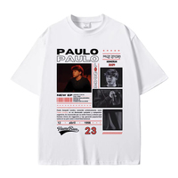 Trend Rapper Paulo Londra Homerun Album T-shirts Mens Women Fashion Hip Hop Oversized T Shirt Casual Cotton Short Sleeve T-shirt