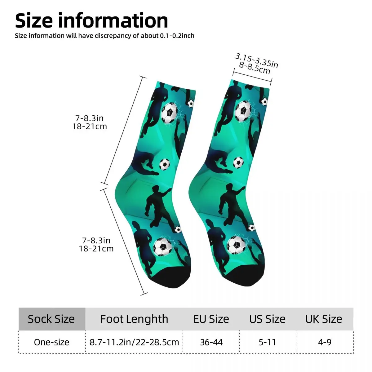 Football Sock Printed Man Polyester