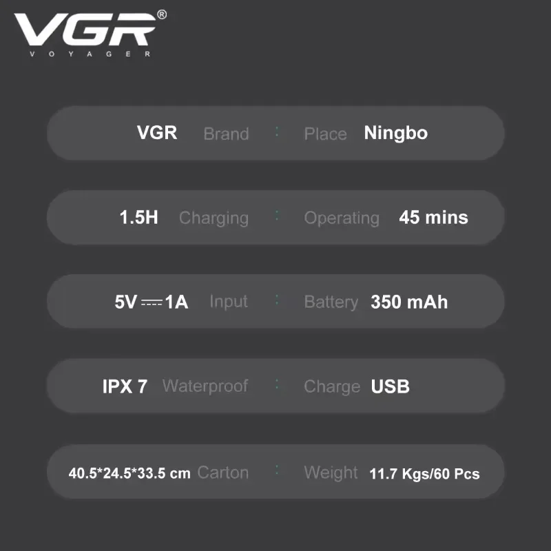 เครื่องโกนหนวดไฟฟ้าแบบชาร์จ USB กันน้ำสำหรับผู้ชาย เครื่องเล็มหนวดพกพา ชาร์จเร็ว ล้างทำความสะอาดได้ ใช้ได้ทั้งที่บ้านและระหว่างเดินทาง