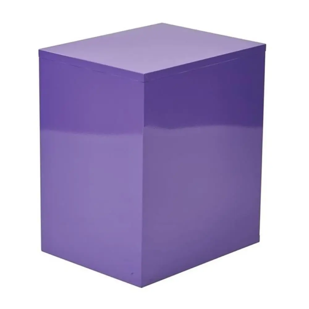 3 Drawer File Cabinet Purple Metal Vertical Storage Office Home 18