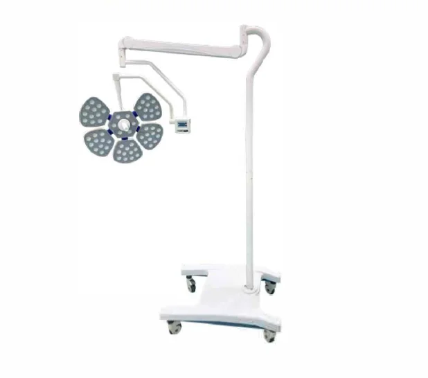 Medical LED flower shadowless operating lamp mobile 5 petals adjustable surgical operation light