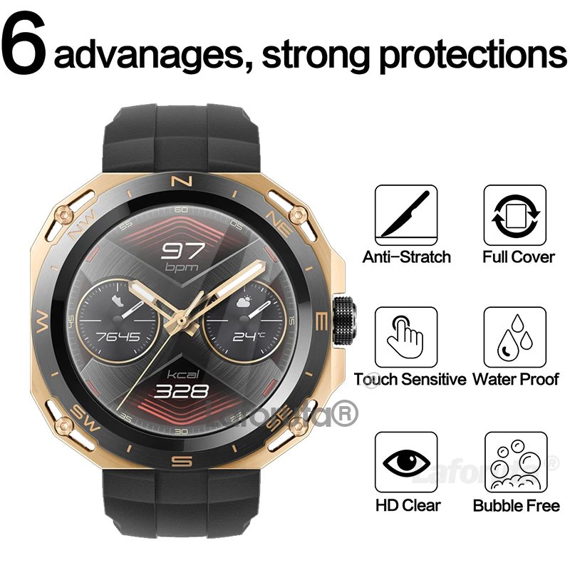 2023 Tempered Glass For Huawei Watch GT Cyber Protective Glass For huawei GT 3 SE Screen Protector Film Smartwatch Accessories