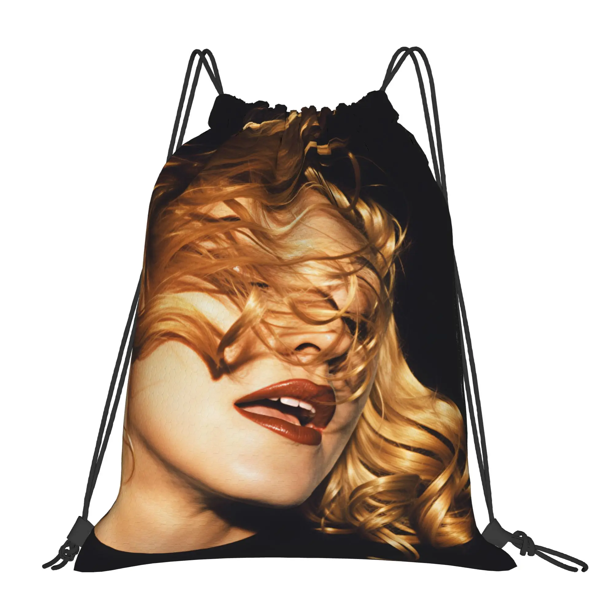Madonnas Confessions II 2026 Drawstring Bag  Vintage Travel Backpack For Men Folding Sackpack String Bags