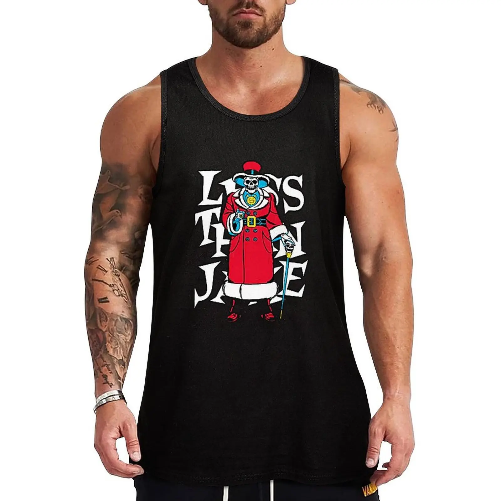 

less than jake logo Tank Top Daily Loose Tank Top Casual Sleeveless Summer Wear