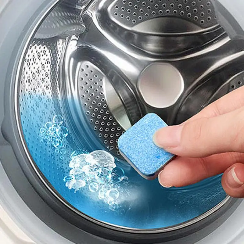 12Pcs Washing Machine Tank Cleaner Dirt Detergent Effervescent Tablet Deep Cleaning Chemicals Remover Household Cleaning Tool